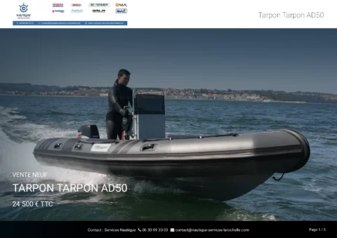 Tarpon AD50 PVC - Suzuki 70cv - photo 4