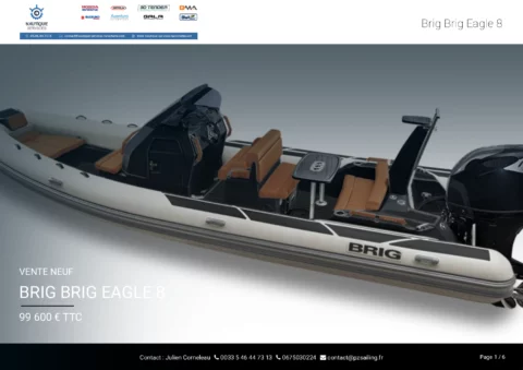 Brig Eagle 8 Hypalon - Honda 300cv - photo 8