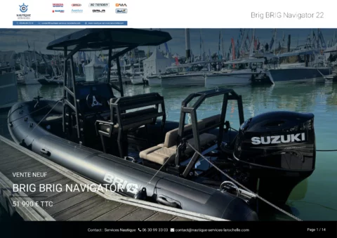 Brig Navigator 22 PVC - Suzuki 150cv - photo 39