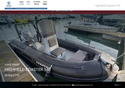 Highfield Coaster 540 - Honda 100cv - photo 10